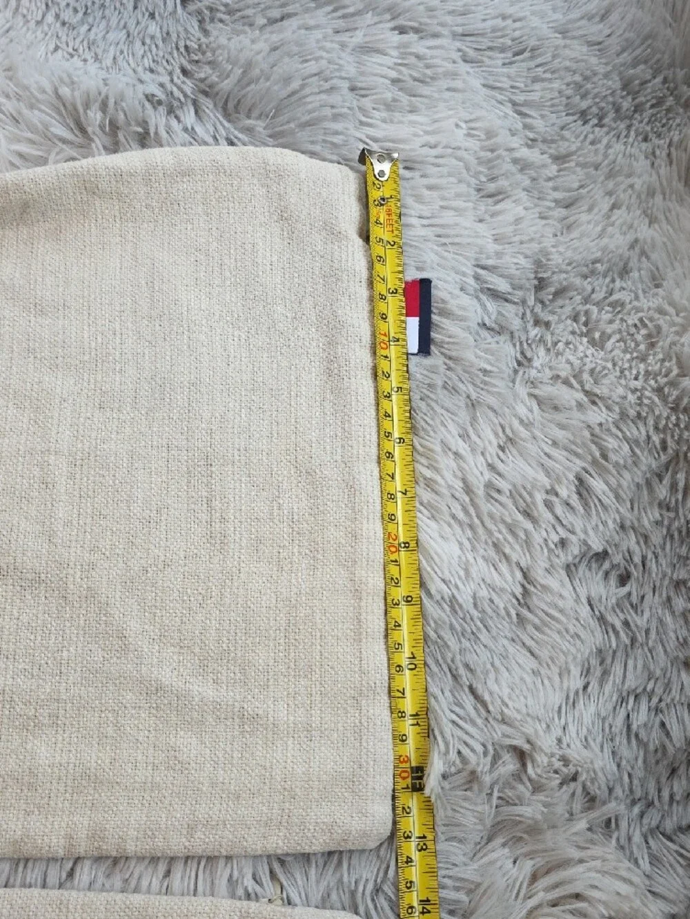 Tommy Hilfiger Neutral Beige Cotton Pillow Shams - Pair